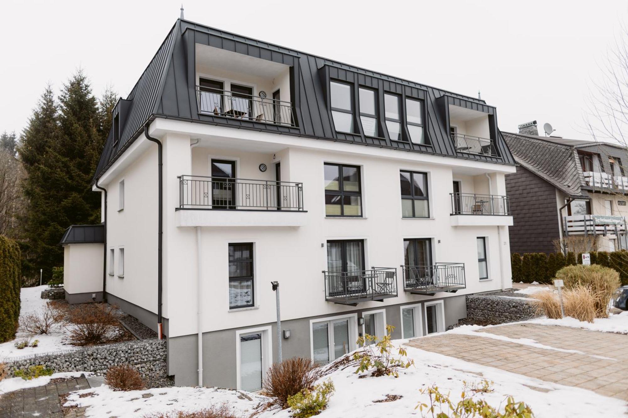 Charmante Ferienwohnung Mit Sauna Und Terrasse Winterberg Kültér fotó